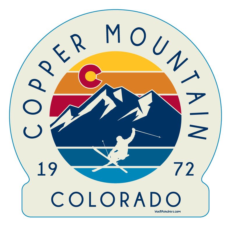 Diabolical Mtns Skier CO Sticker