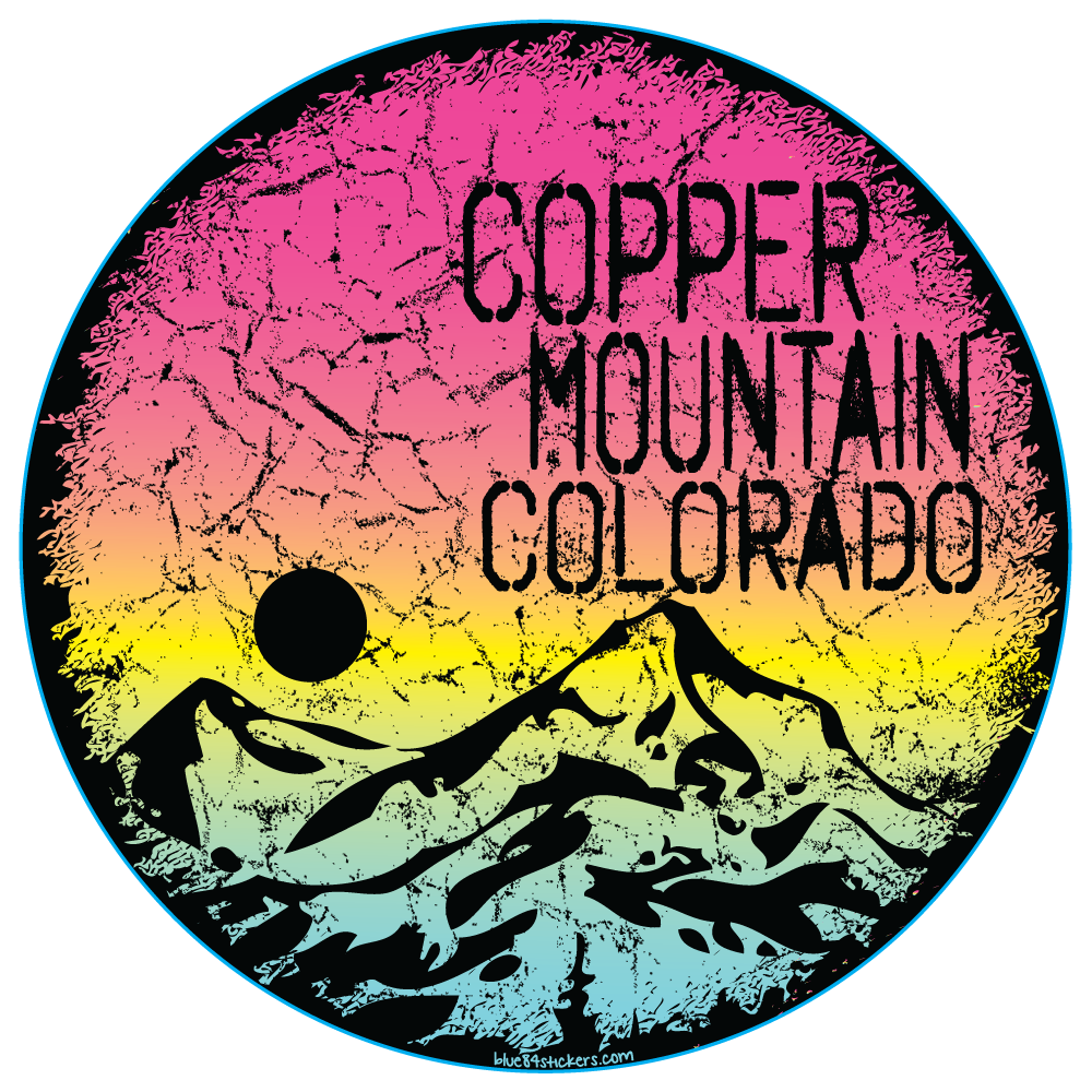 Diffused Mountain Sticker