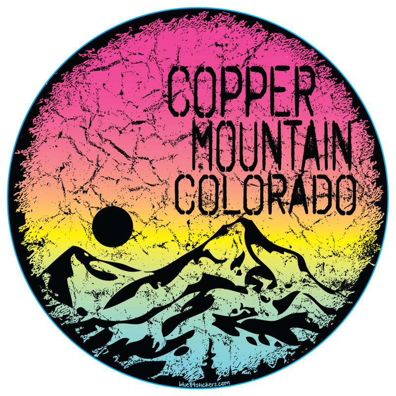Diffused Mountain Sticker