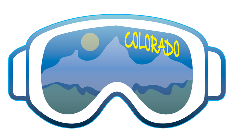 Ski Goggles Sticker