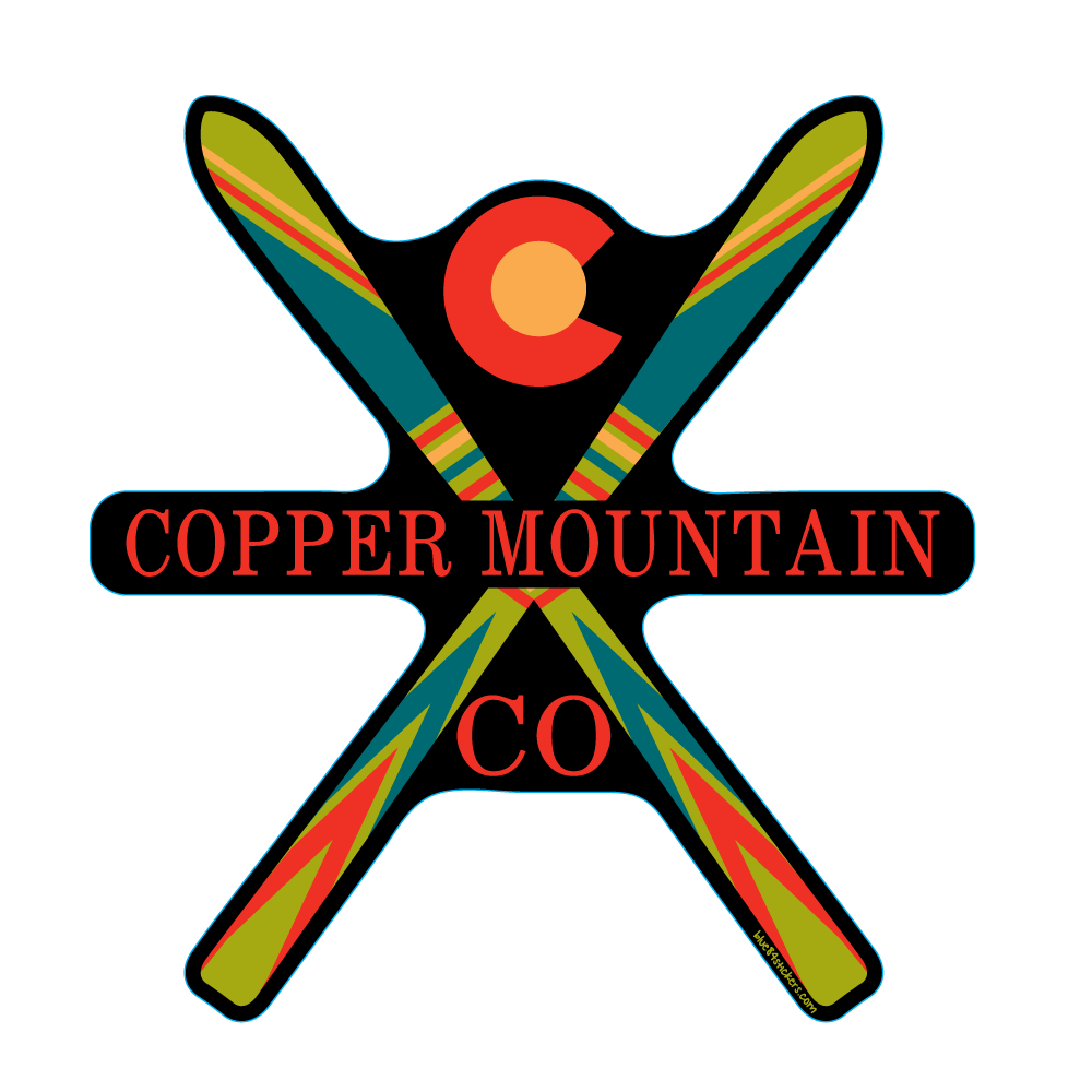 Speed Up Skis/CO Symbol Sticker