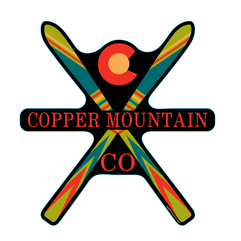 Speed Up Skis/CO Symbol Sticker