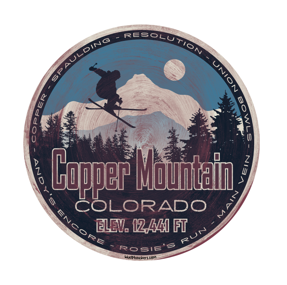 Reclamation Skier Sticker