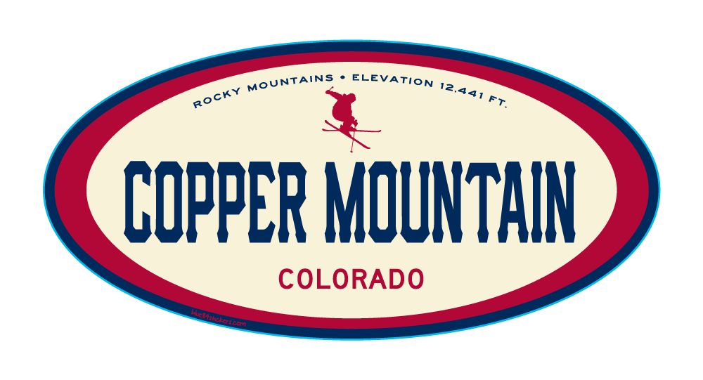 Built Tough Skier Sticker