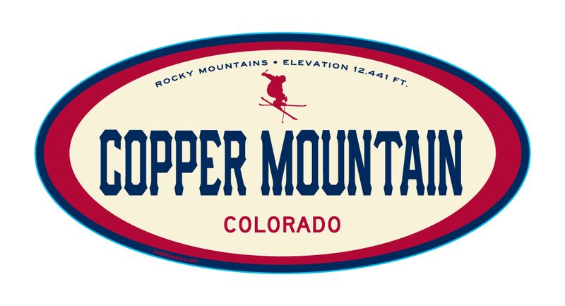 Built Tough Skier Sticker