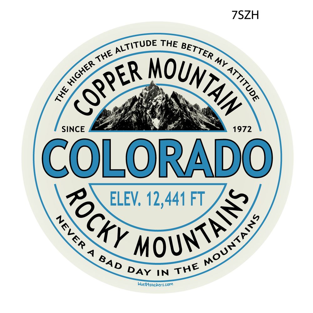 Flameproof Mountain Sticker