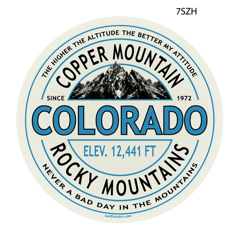 Flameproof Mountain Sticker