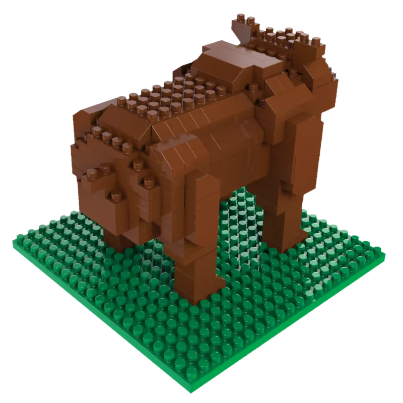 Grizzly Bear Mini Building Blocks