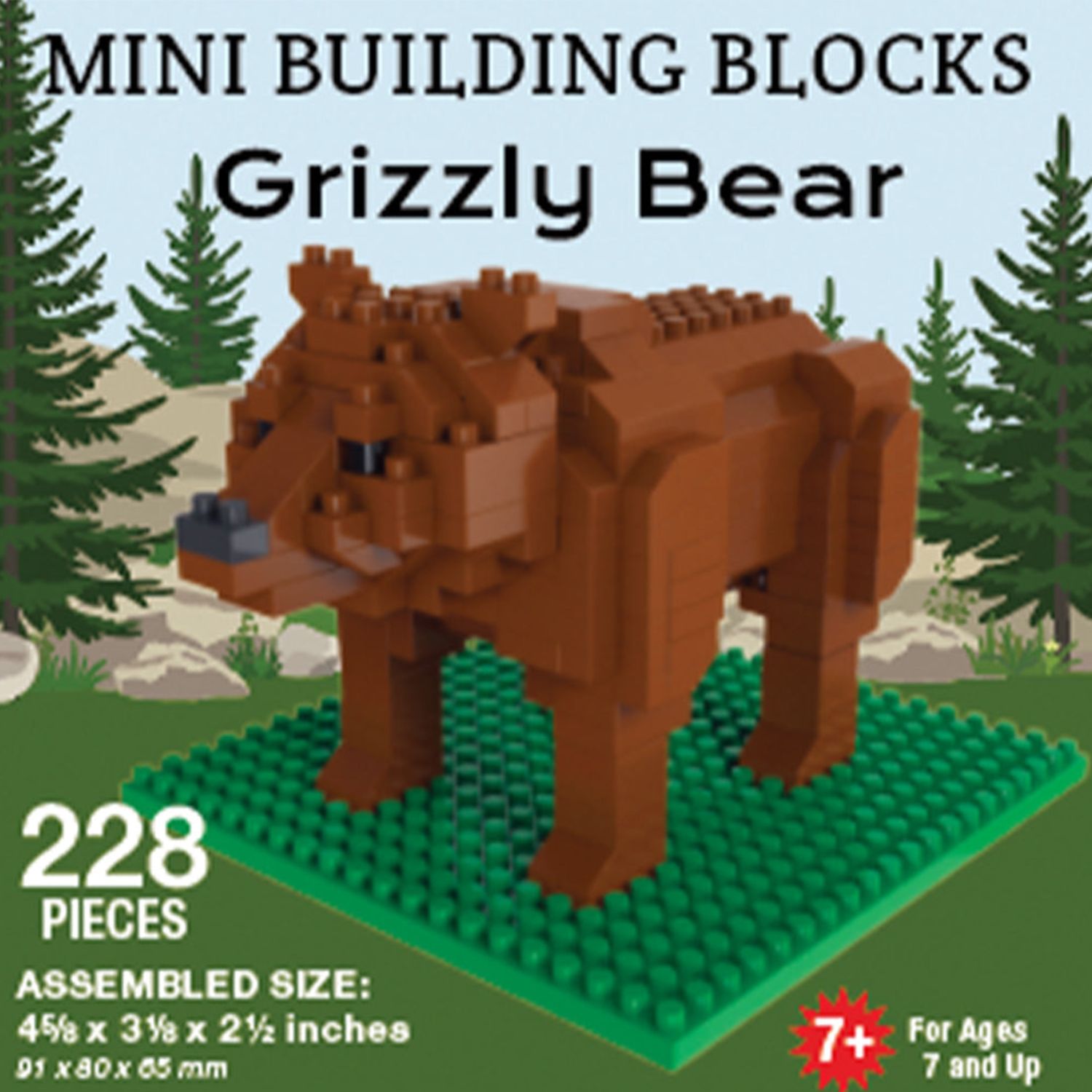 Grizzly Bear Mini Building Blocks