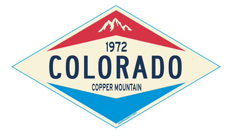 Slick Valve Mountain Sticker