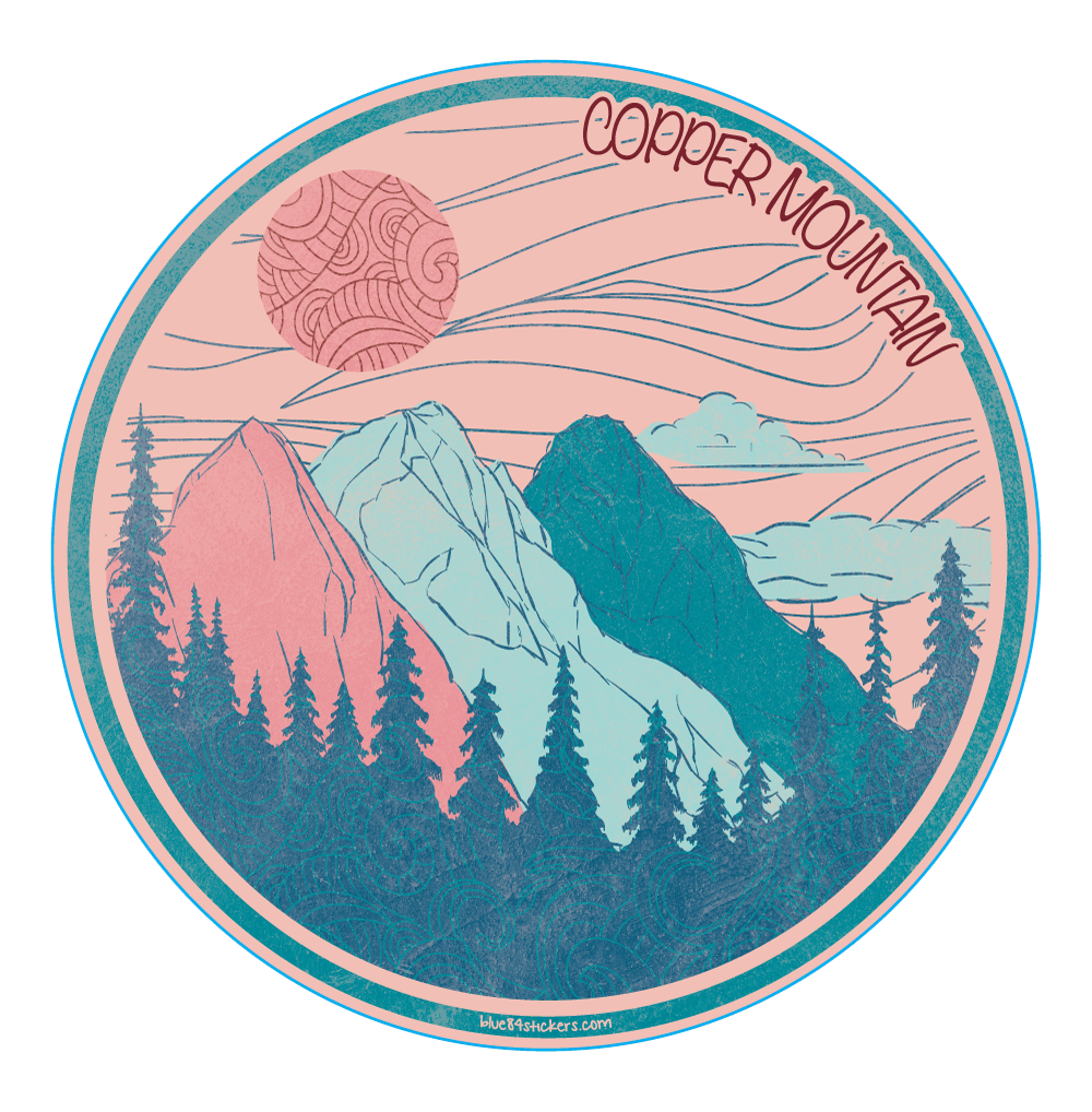 Plantigrade Mountains Sticker