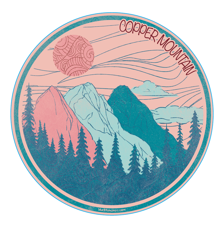 Plantigrade Mountains Sticker