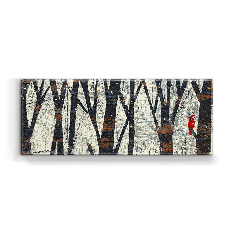 Winter Trees Box Art 16 x 42