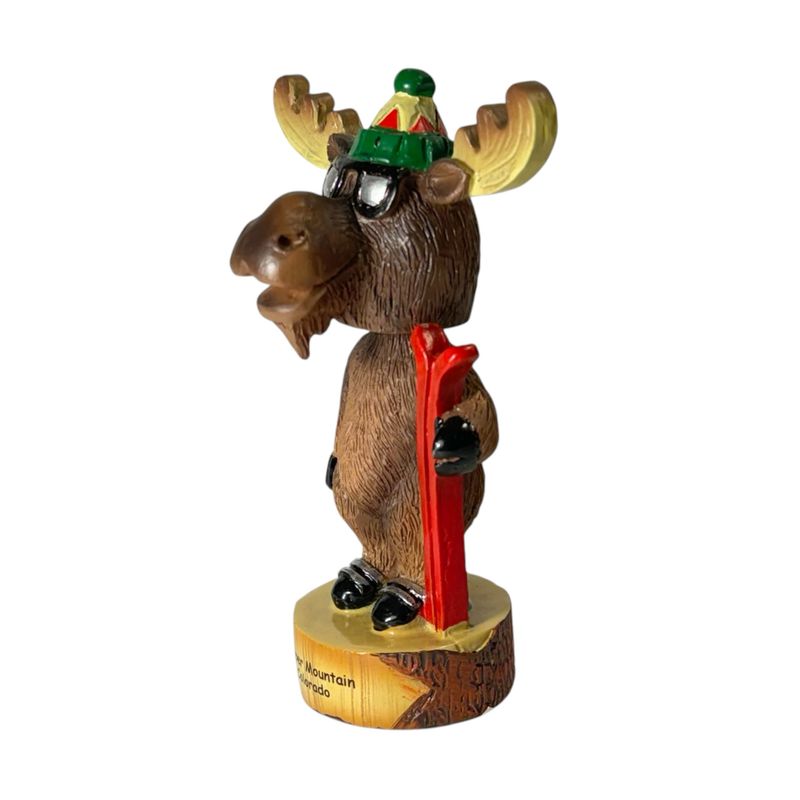 Aspen Ski Moose Bobblehead