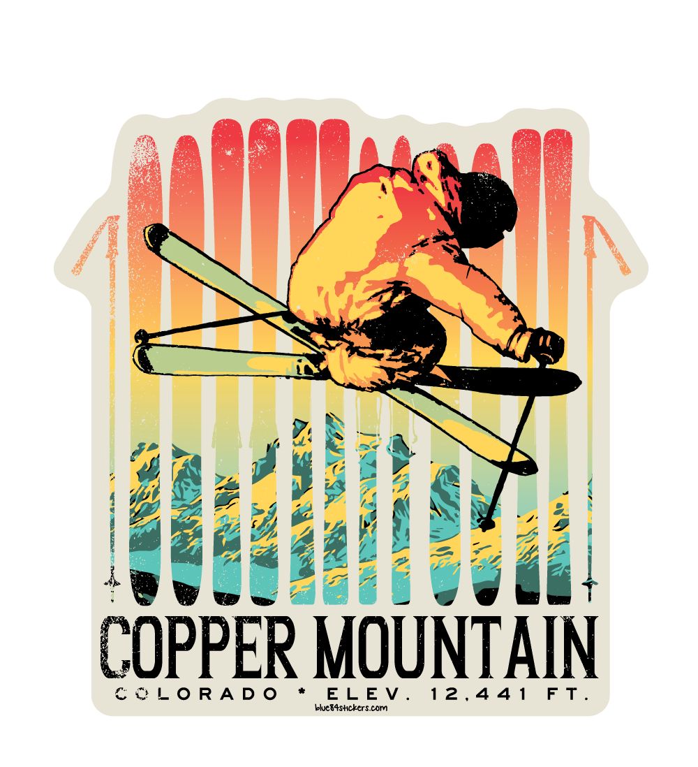 Promulgate Skier Sticker