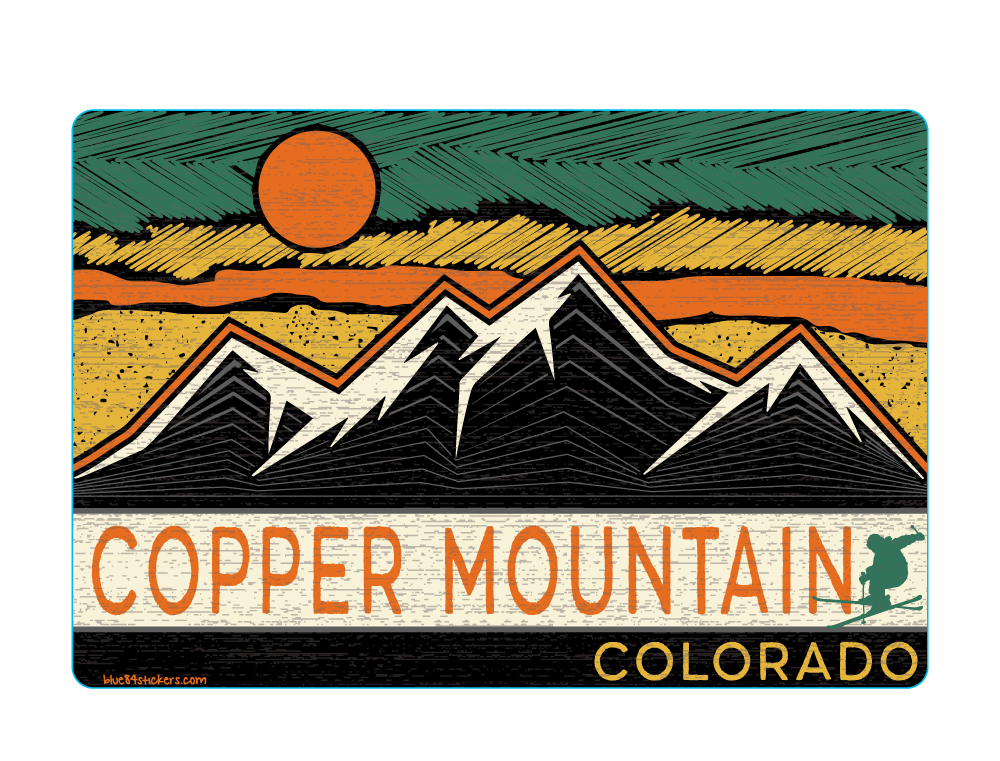 Codicil Mountains Sticker