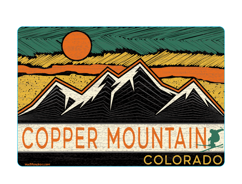 Codicil Mountains Sticker