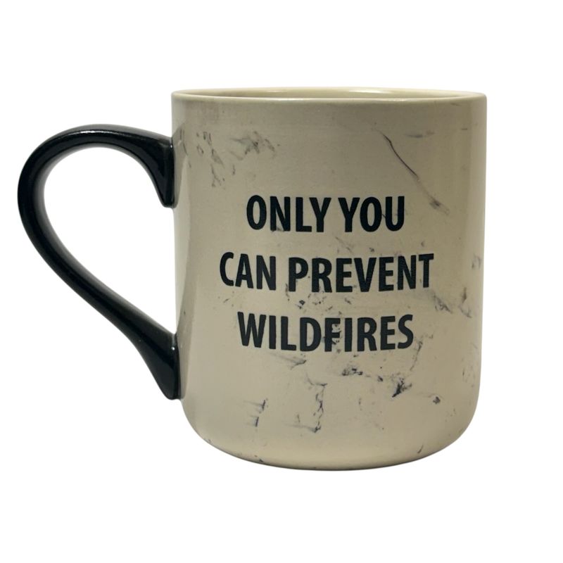 Smokey Bear Marble Mug