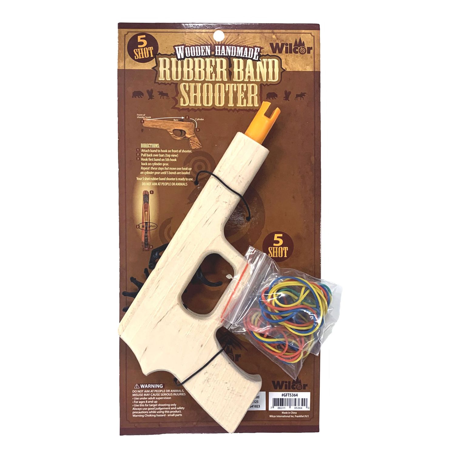Wooden Rubberband Gun