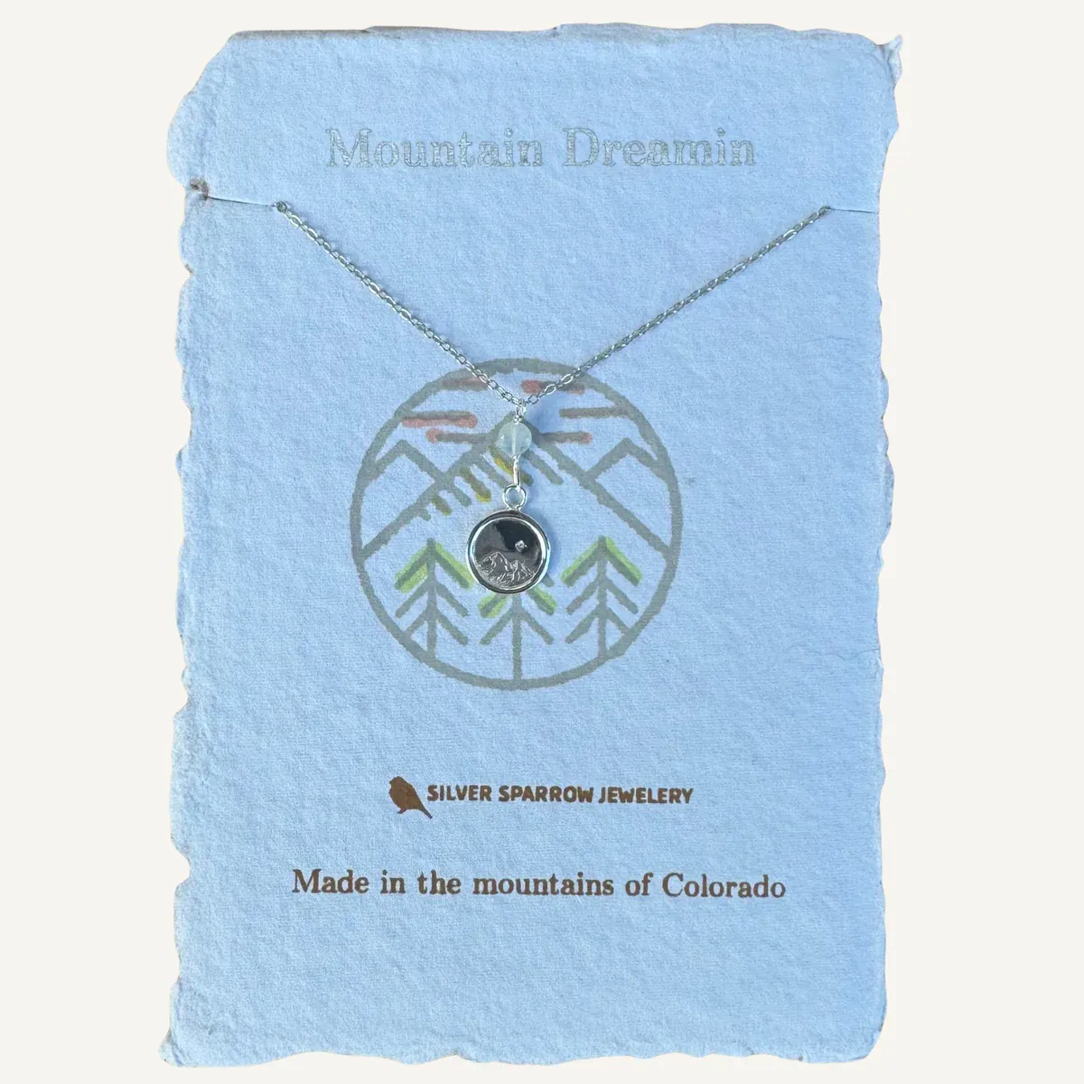 Mountain Dreaming Sterling Necklace 18"