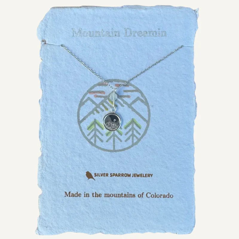 Mountain Dreaming Sterling Necklace 18"