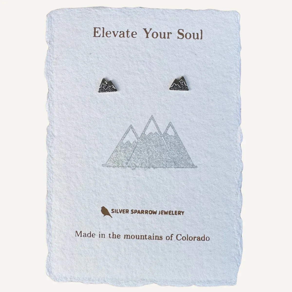 Elevate Your Soul Mountain Studs