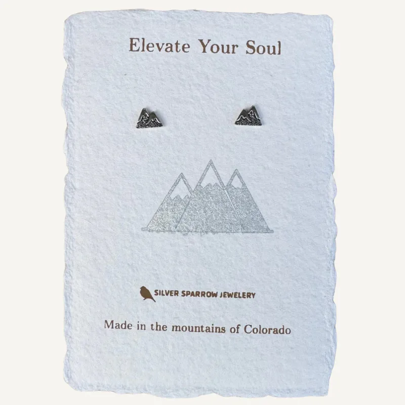 Elevate Your Soul Mountain Studs
