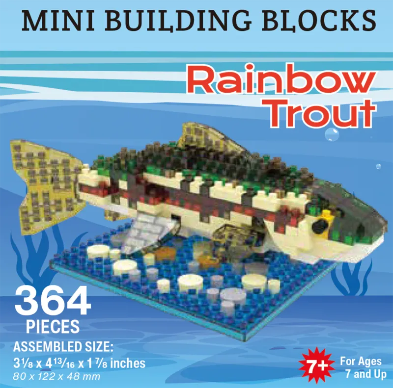 Rainbow Trout Mini Building Blocks