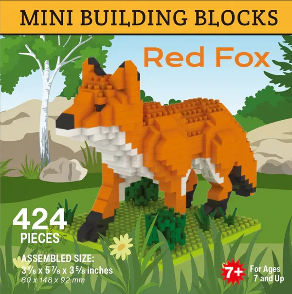 Red Fox Mini Building Blocks