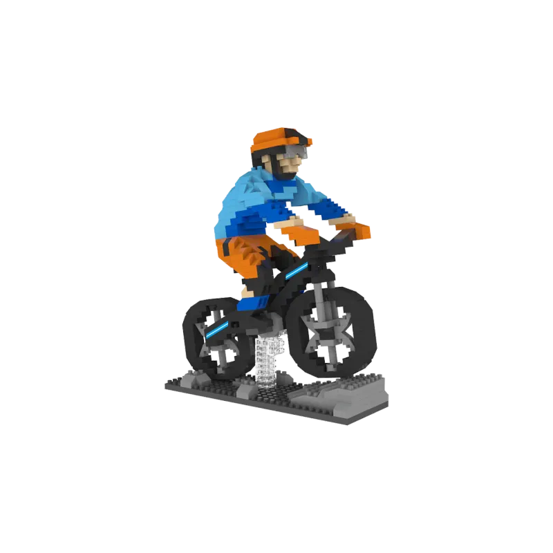 Mountain Biker Mini Building Blocks