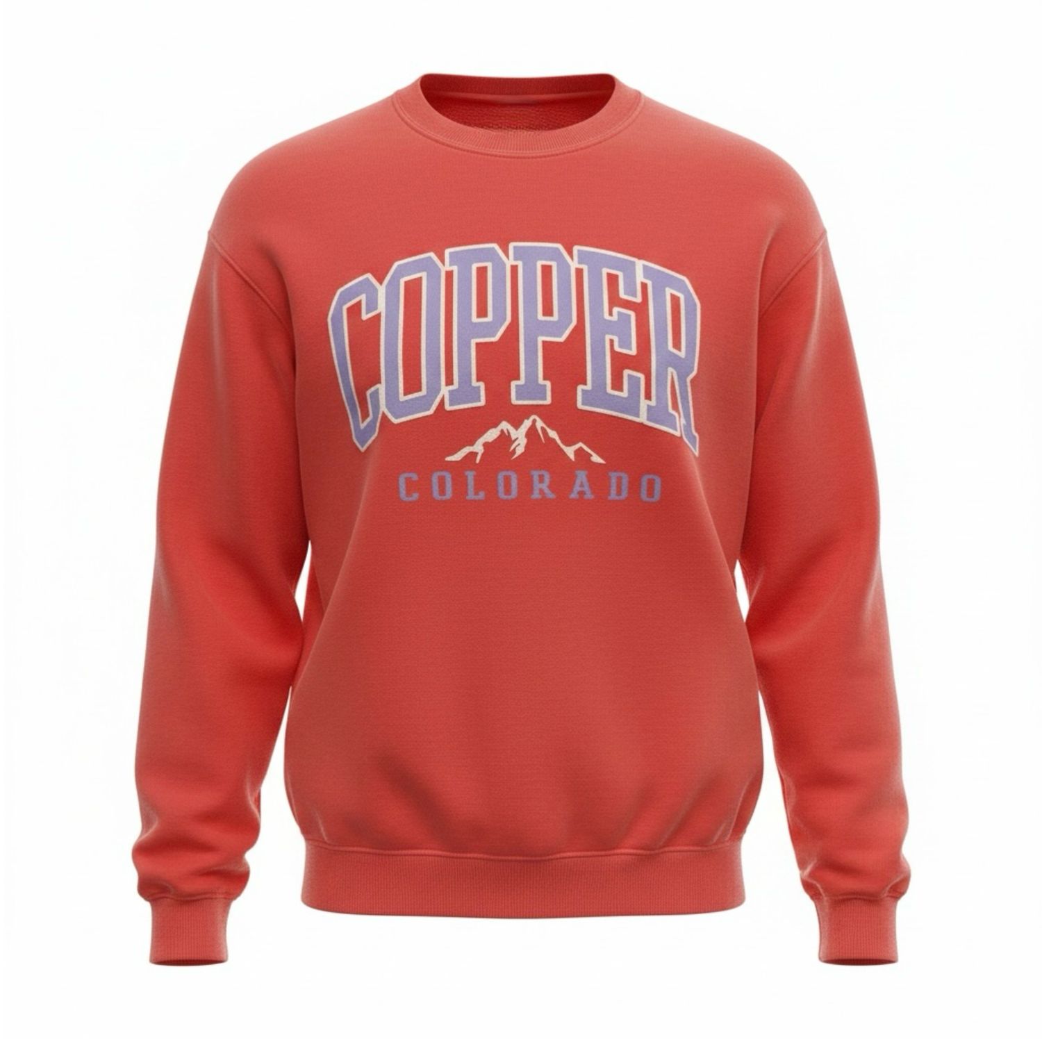 Berky Puff Crew, Color: Salmon, Size: S