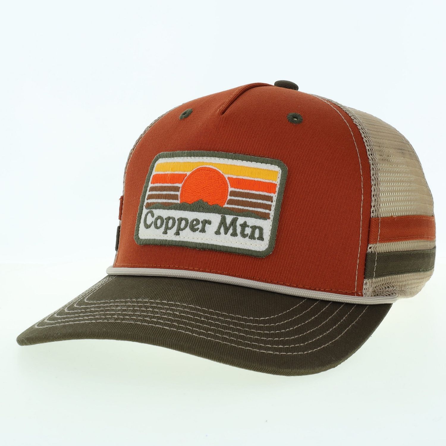 2 Bar Trucker Rust Dark Olive