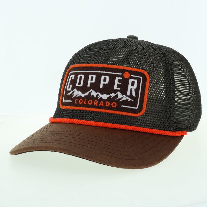 Waxed Mesh Hat - Olive Brown