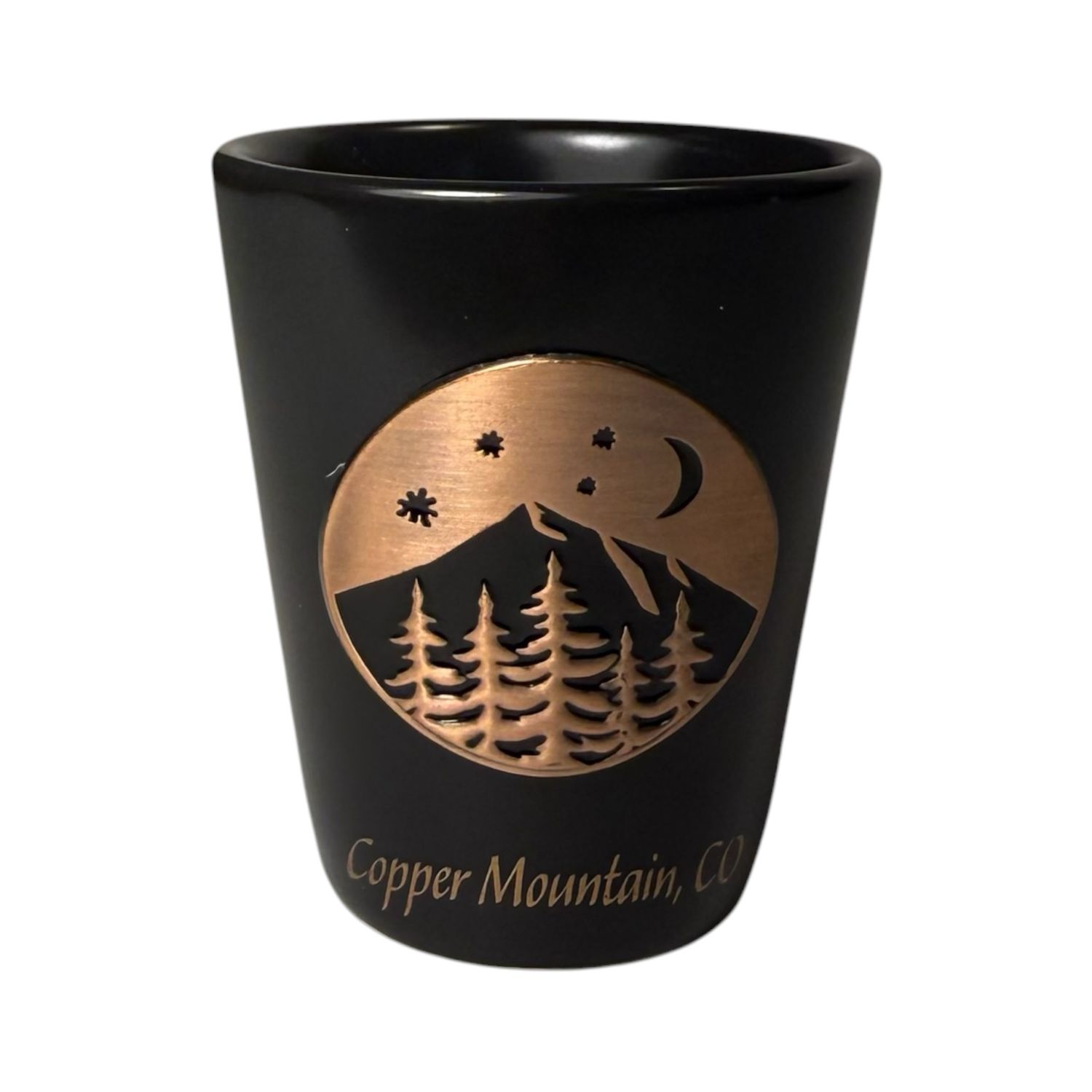 Mountain Scene Emblem Shot