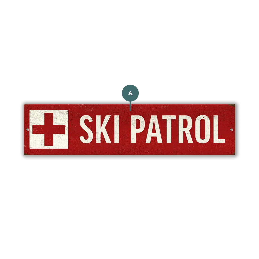 Ski Patrol Landmark Sign