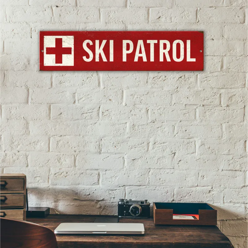 Ski Patrol Landmark Sign