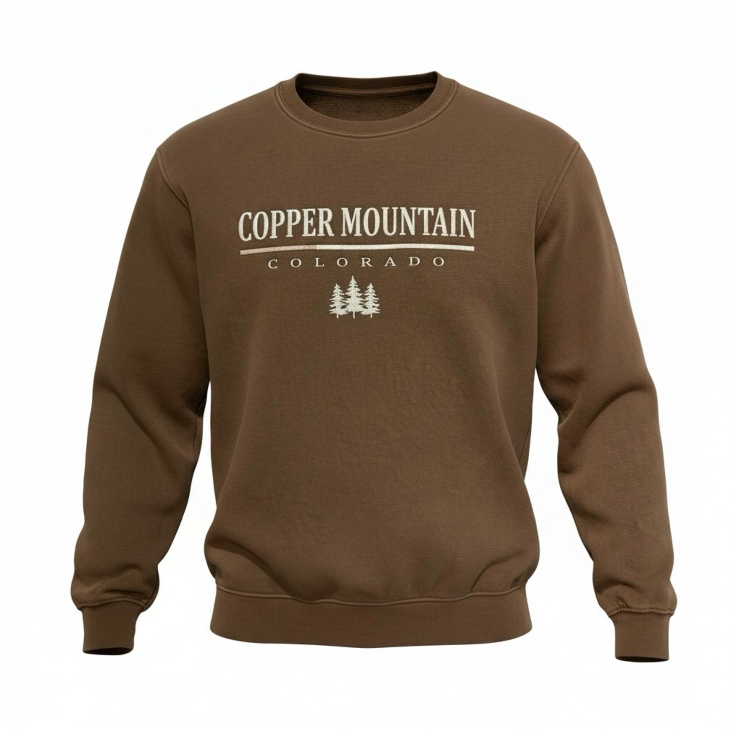 Hettinger Pines Crew, Color: Coffee Bean, Size: S