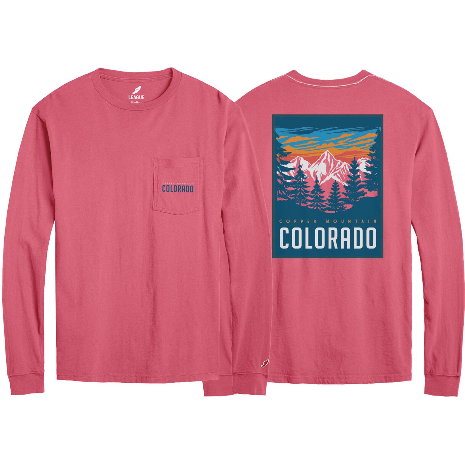 Mountain Horizon, Color: Nantucket Red, Size: S