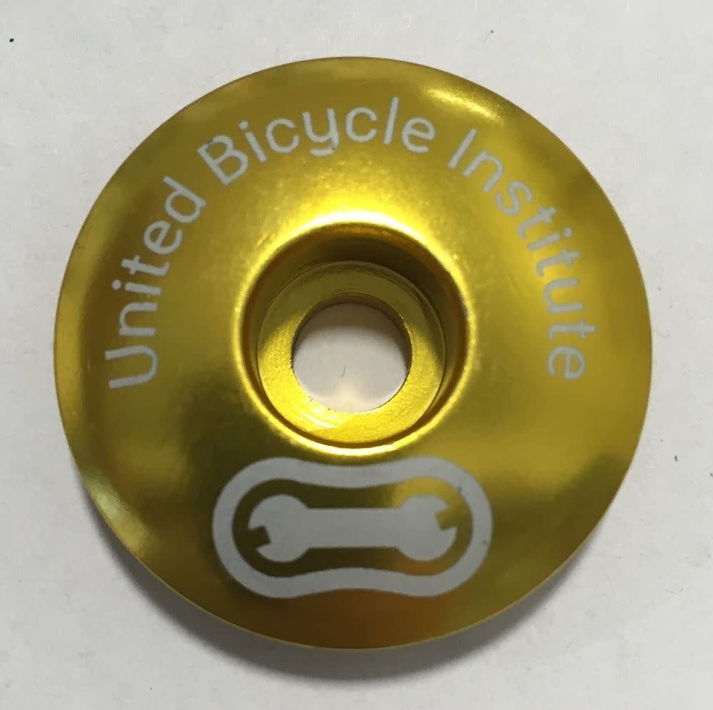 UBI Branded Top Cap, Color: Gold