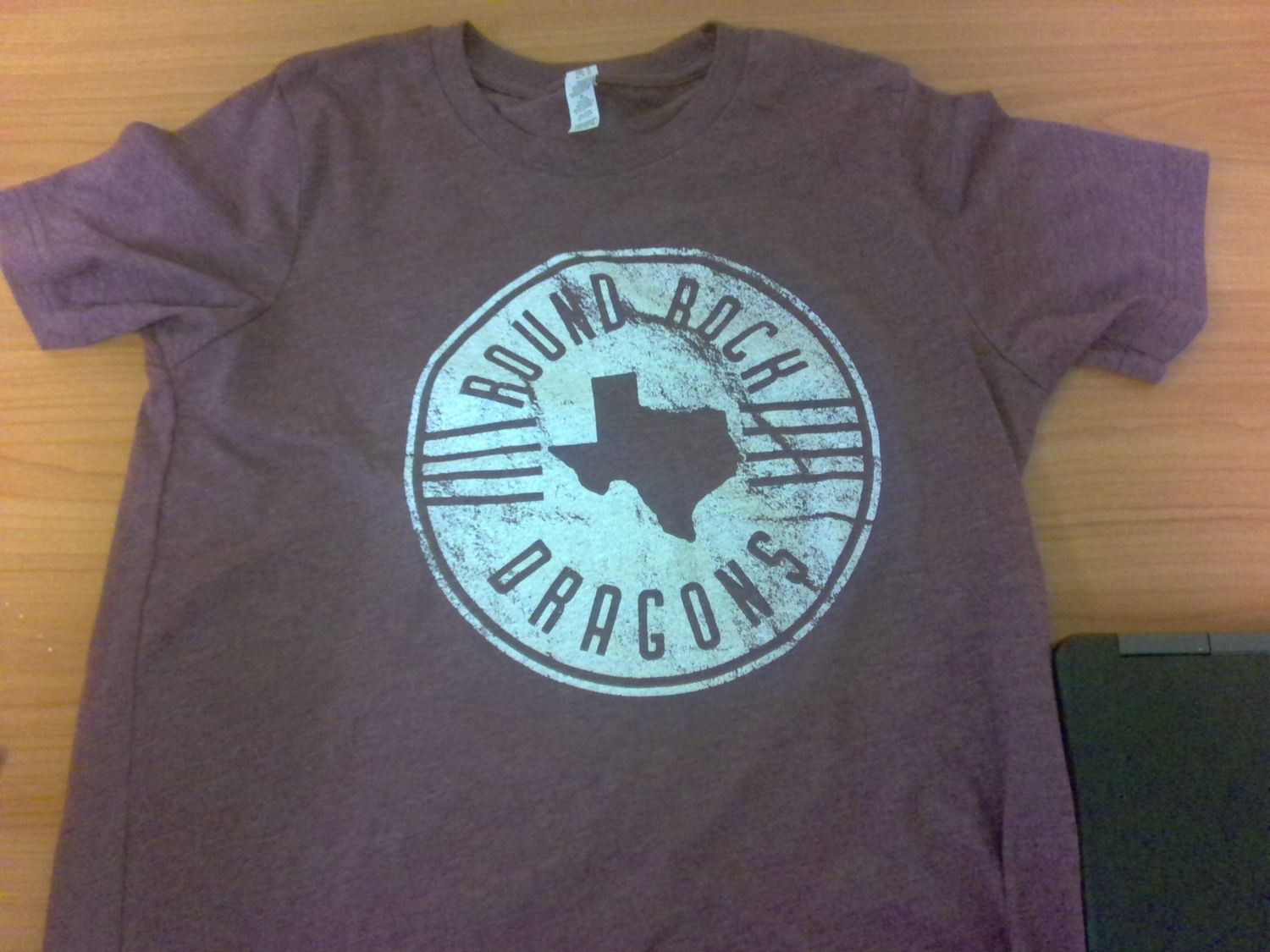 Youth Maroon CIrcle T-Shirt Est. 1913, Size: L