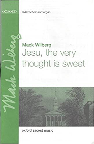 Jesu, the very thought is sweet SATB
