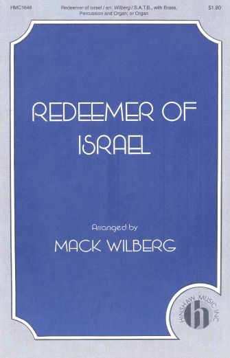 Redeemer Of Israel (SATB)