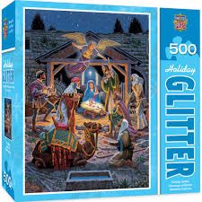 Holy Night 500pc Glitter Puzzle
