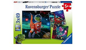 Dinosaurs in Space_3 x 49 pc Puzzle