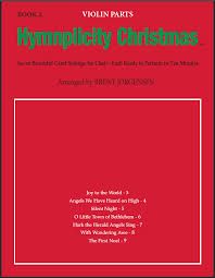 Hymnplicity Christmas - Book 2 Violin Parts