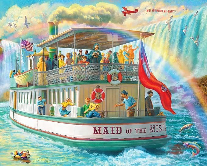 Family Road Trip Niagra Falls 1000pc