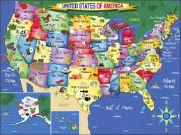 USA Map Floor Puzzle
