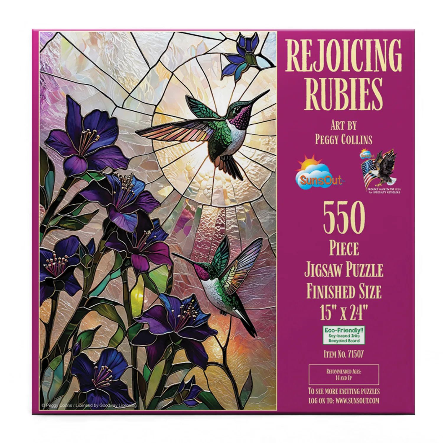 Rejoicing Rubies 550 pc