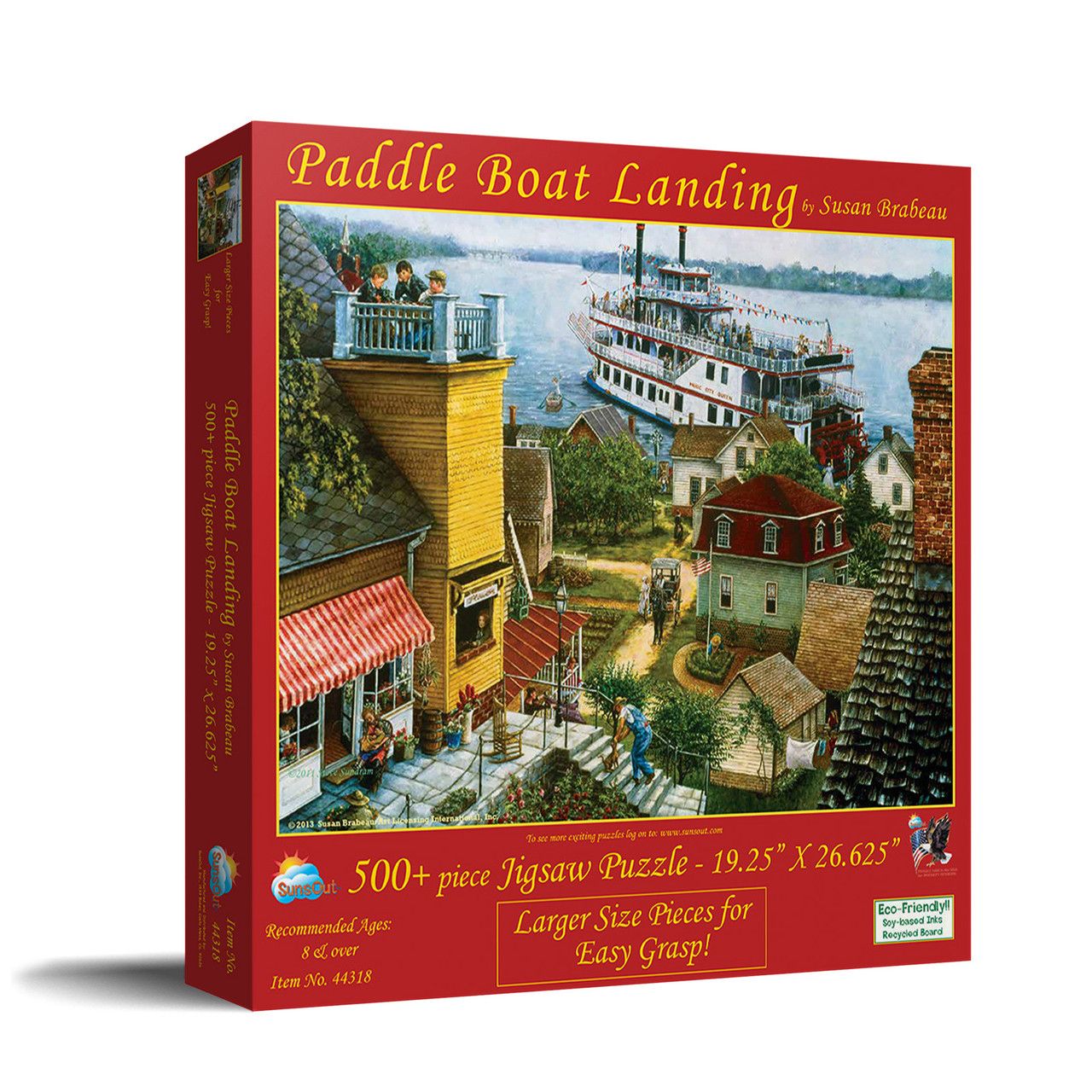 Paddle Boat Landing 500 pc Large Pieces