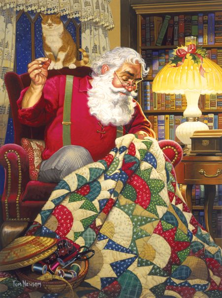 Quilting Santa 1000